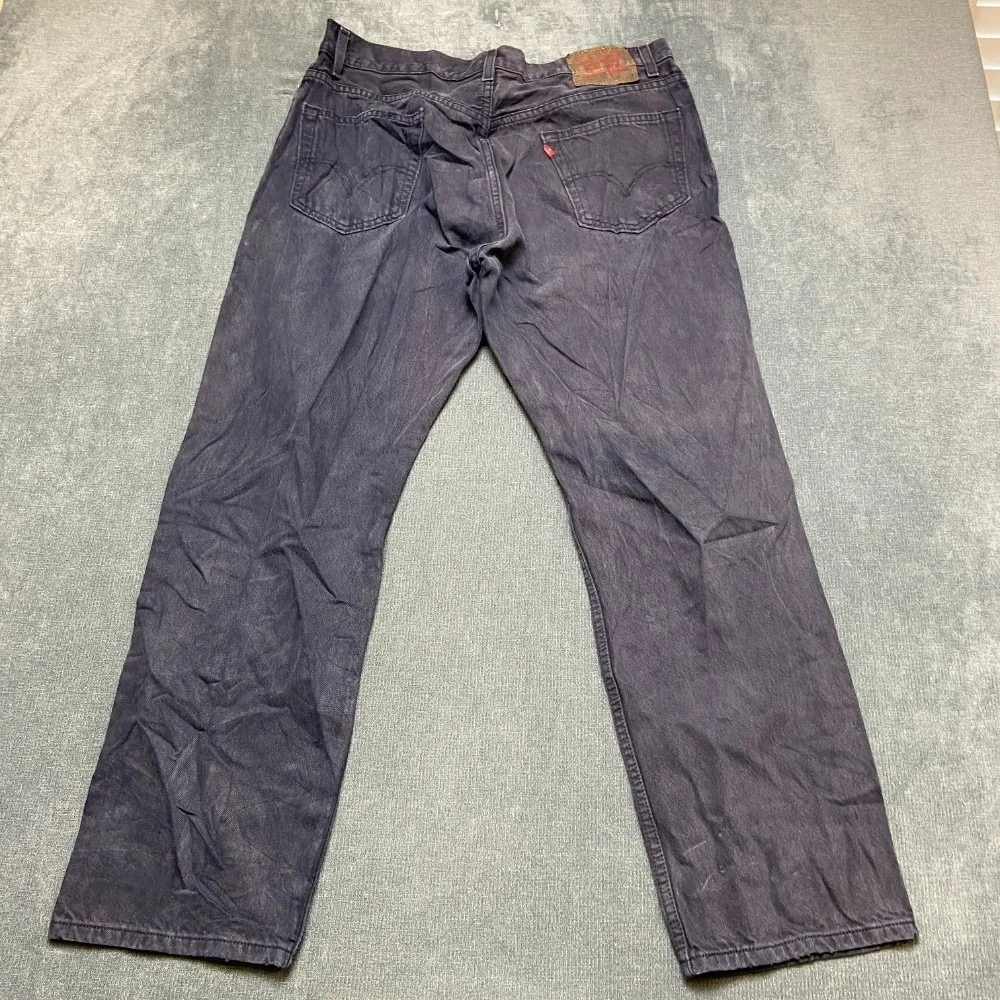 VTG Levi's 505 Jeans Mens 36x30 Navy Blue Denim Straight Leg Regular Fit  Wash